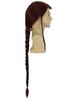 Wigs2you H-5655 HPO Adult Male Humanoid Warrior Braided Dark Auburn Wig