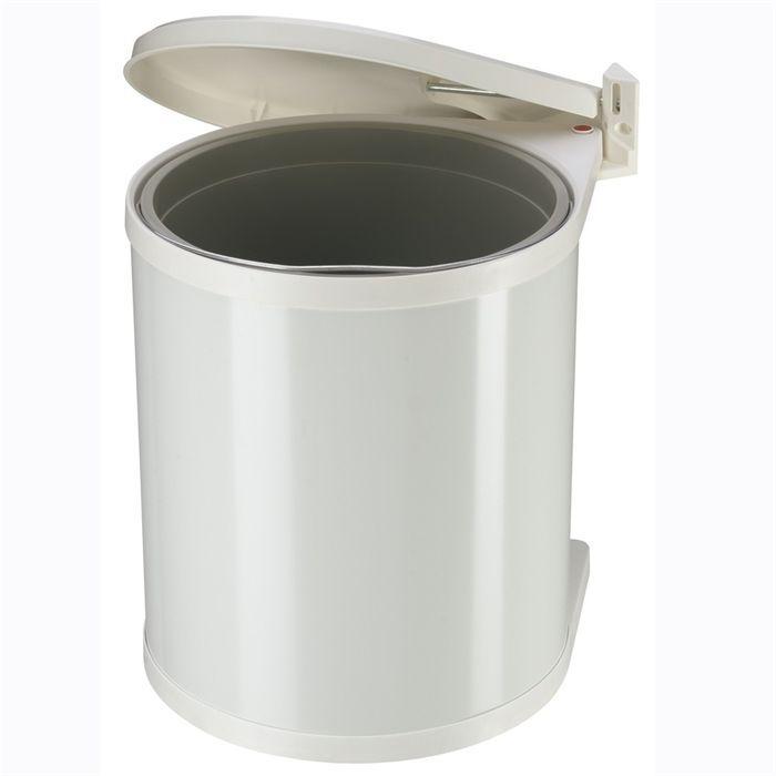 Hailo Poubelle de placard Compact-Box Taille M 15 L Blanc 3555-001 415440