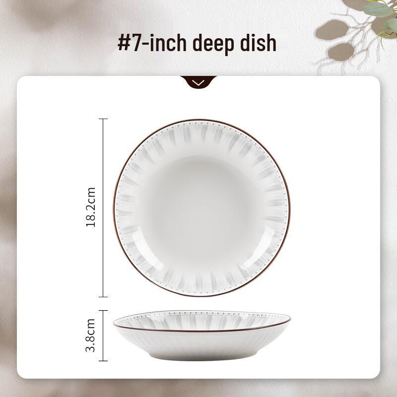 Linpan Light Luxury Underglaze Ceramic Dinnerware Set