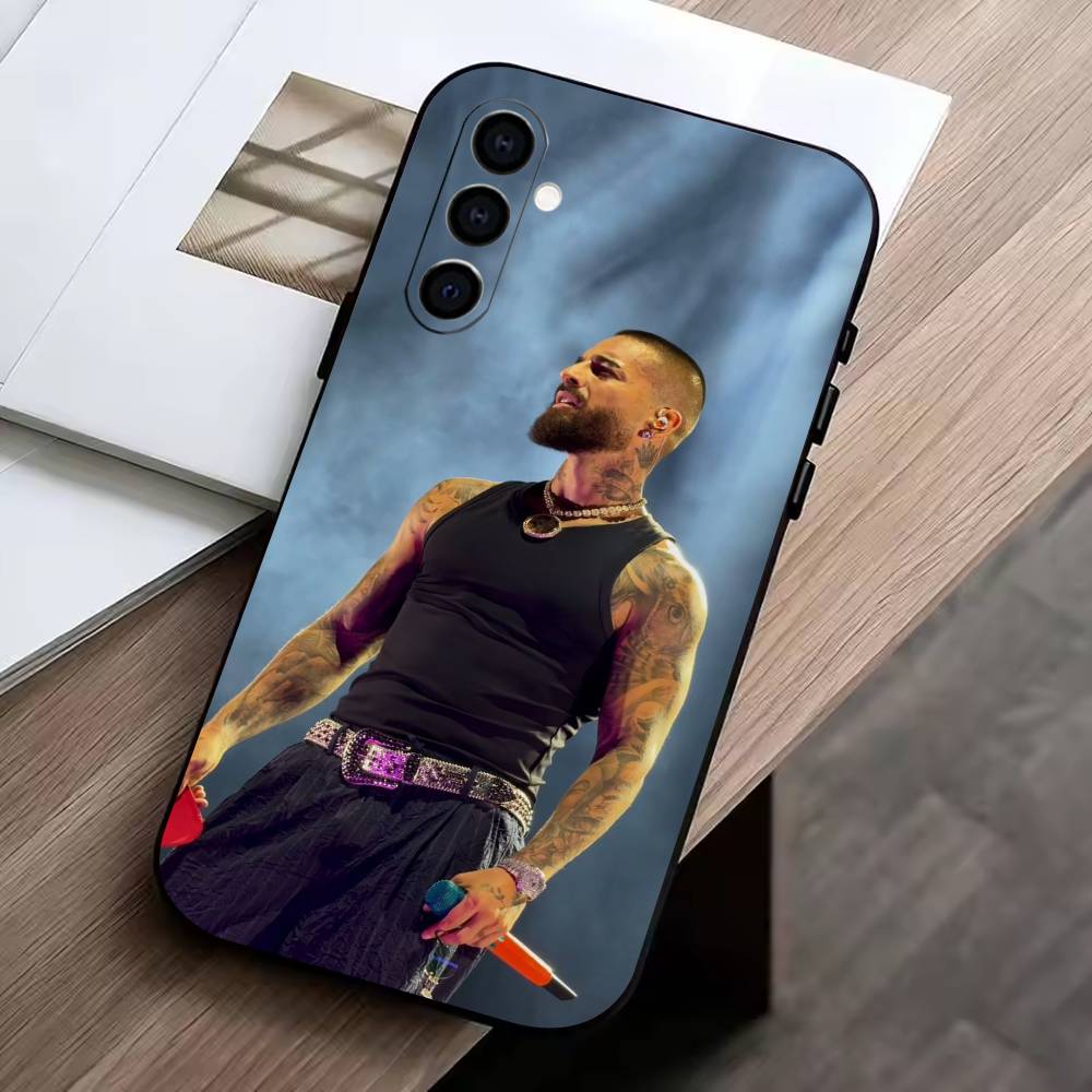 

Singer-M-Maluma Phone Case For Samsung Galaxy A73,A72,A71,A70,A53,A52,A51,Soft Silicone Black Cover Samsung a73 5g
