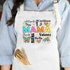 Smart Intelligent Brave Beautiful Mom Print Women Apron Mama Pocket for Cooking Baking Aprons Mother's Day Birthday Gift for Mom