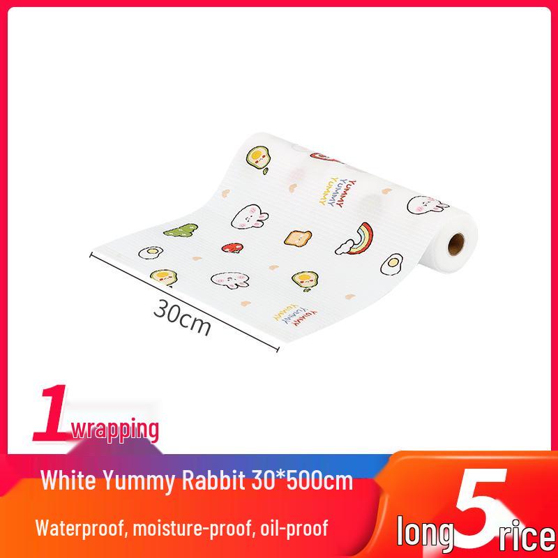 Waterproof, Oil-Proof, Self-Adhesive Drawer & Cabinet Liner for Wardrobe & Kitchen