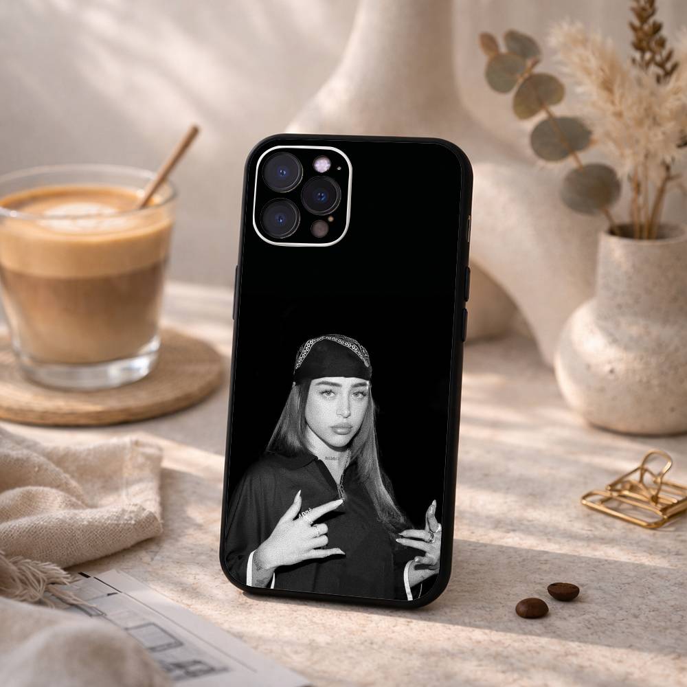 N-Nicki N-Nicole Rapper Phone Case For iPhone17 16 15 14 13 12 11 Pro Max Plus,5G Soft Black Case