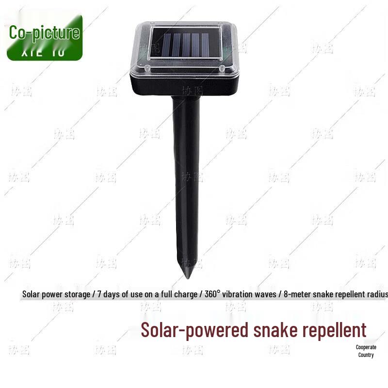 Solar Ultrasonic Snake and Rodent Repellent