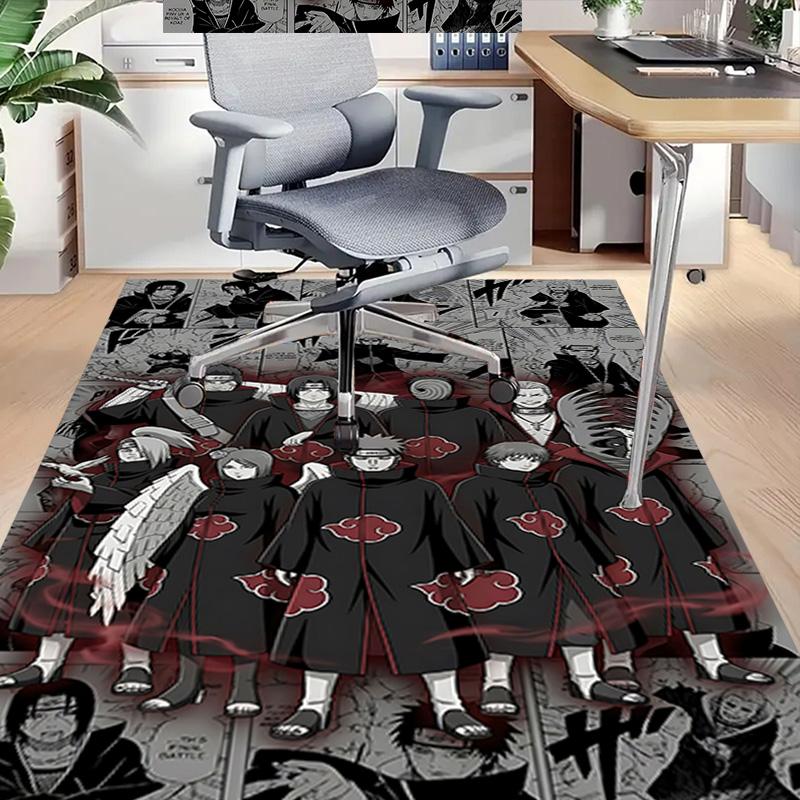 1pc Akatsuki Members Collage Carpet for Playroom Bedroom Living Room Sofa Home Decor,kids Game Area Rug Non-slip Floor Mat Y723123