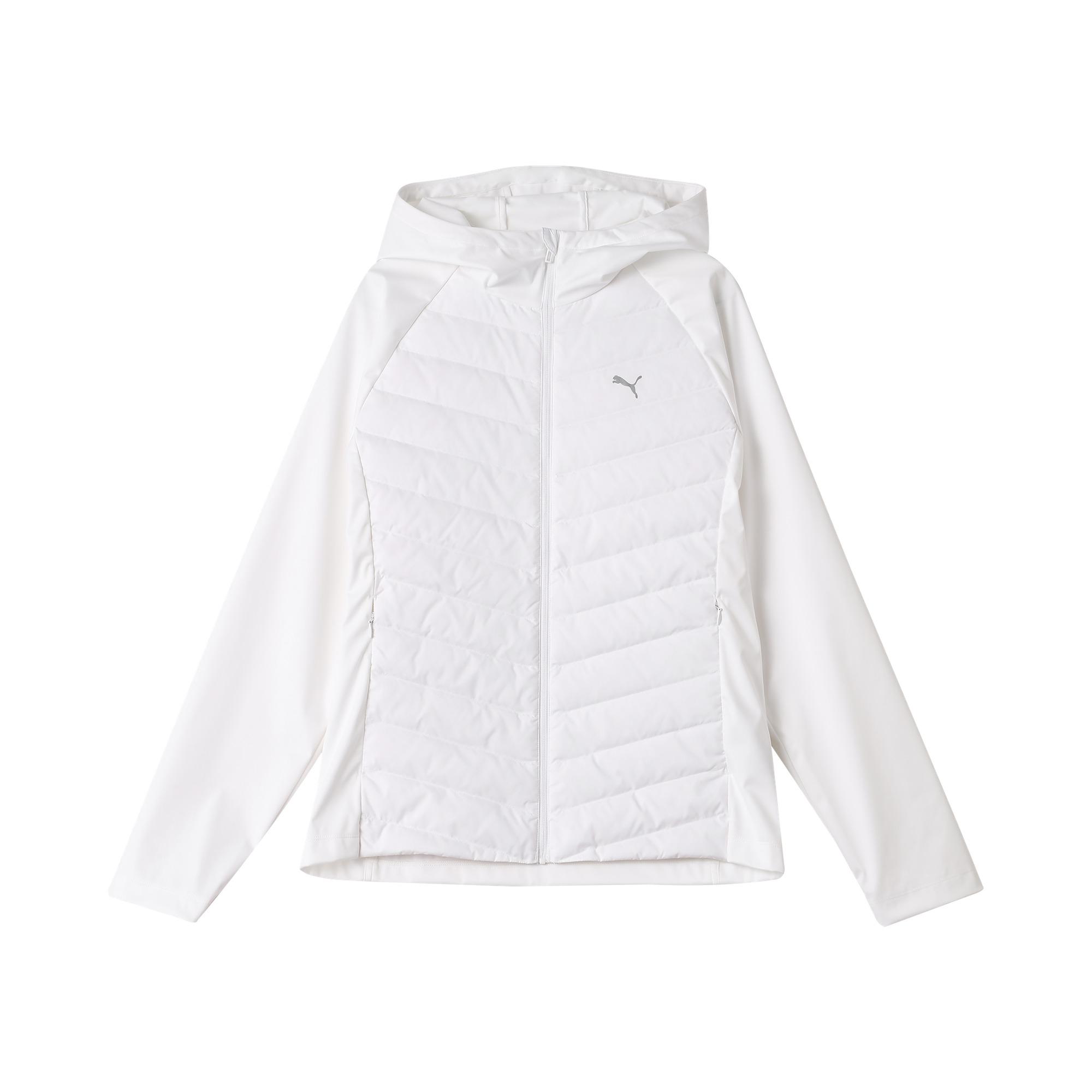 PUMA Down Jackets Men s White 02 Hooded Lightweight Down Jacket 527170-02 XL (185/104A)
