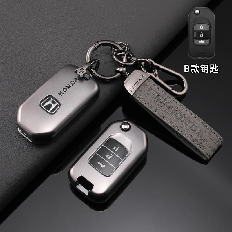 Silver TPU Car Remote Key Case Cover Holder Shell Fob For Honda Civic HRV CRV CR-V XRV Crider Odyssey Pilot Fit Accord 2015-2018