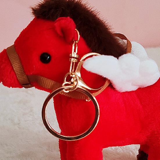 Huggable Pony Plush Toy for Kids Soft Stuffed Animal for Bedtime & Cuddling Realistic Spotty Horse Doll Gift for Children Toddlers
