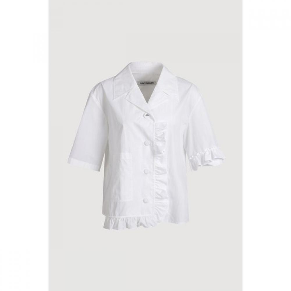 Lucky Chouette Frill Point Short Sleeve Shirt Lqsam25100