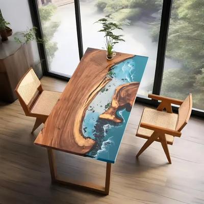Top Quality 1Set Reusable Large Rectangular Silicone Mold Large DIY Homemade Table Resin Mold Pallet Wood and Coffee Table Mold