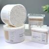 Dual-Ended Bamboo Cotton Swabs: Makeup, Ear Cleaning, Household, Disposable Cotton Ball with Pointed Tip - Sanitary Makeup Removal Box