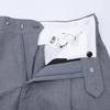 HYKE 241-13280 24Stainless Steel Gray One-pleat Slacks Bottoms 1 grayUsed