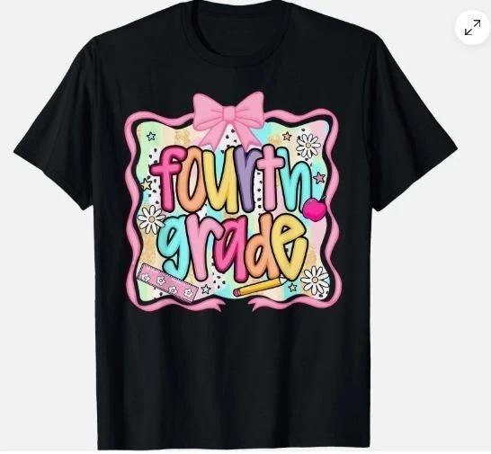 Back To School Hello Fourth Grade Team 4th Grade Unisex T-Shirt