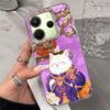 Korean White Cat Vortex Pattern Phone Case for Xiaomi Redmi Note 14 13 12 11 11S 10 10S Pro 9C 13C 14C A5 A3 A4 A3X 9C A1 Cover