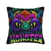Decorative Pillowcase My Pet Monsters Cartoon Merchandise Home  Throw Pillow Case Cover Zipper MultiSize