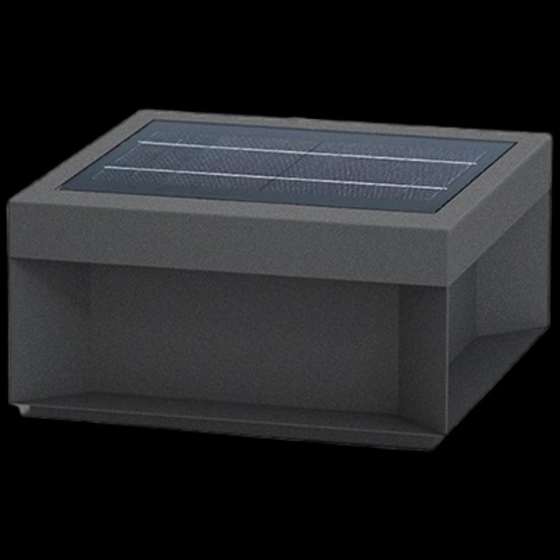 Modern Minimalist Outdoor Solar Garden Post Light