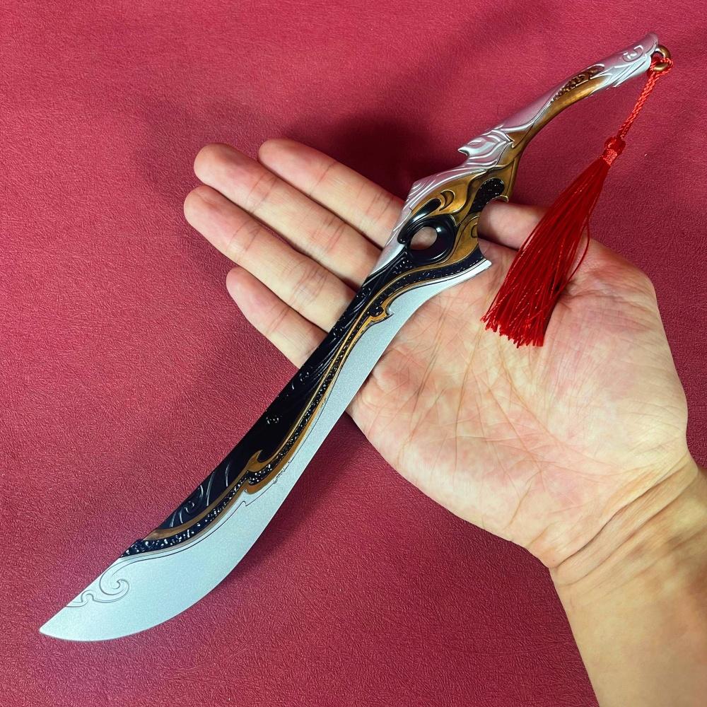11,6-дюймовая Металлическая Катана Троецарствия Древний Дамасский Меч Аниме Меч Настоящая Полноразмерная Японская Катана Оригинальная Самурайская Сабля Игрушка