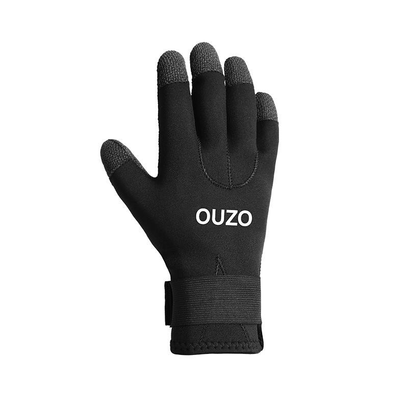 Diving Gloves 3/5mm: Durable, Cut & Puncture Resistant, Cold-Proof, Warmth-Keeping for Snorkeling, Surfing & Swimming