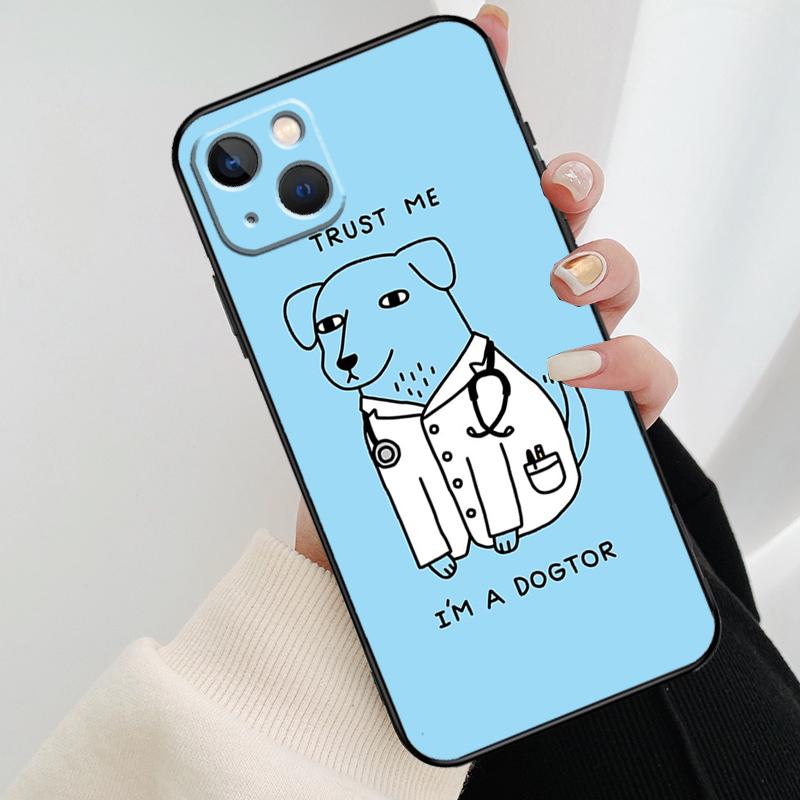 Cute Stethoscope Heart Phone Case For iPhone 17 Pro Max 16 15 11 13 12 14 Pro Max mini 15 16 Plus 16e 17 Air Cover