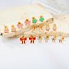 Simple Rainbow Screw Ear Cartilage Studs Fresh And Versatile Earrings For Women