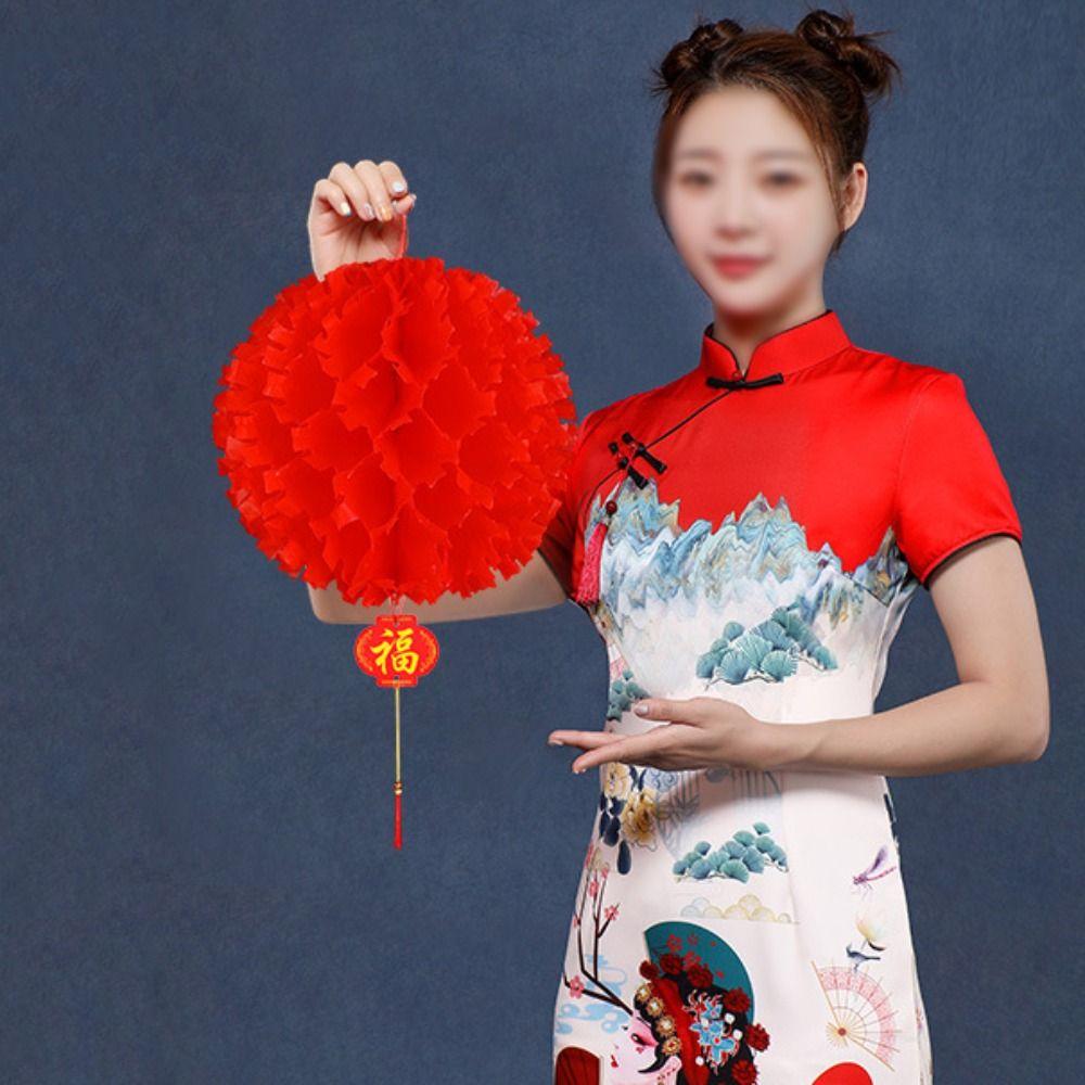 10PCS Waterproof Honeycomb Lantern with Blessing Card Spring Festival Pendant  Chinatown