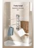 No-Drill Rotating Suction Cup Towel Rack with Multi-Bar Storage for Bathroom