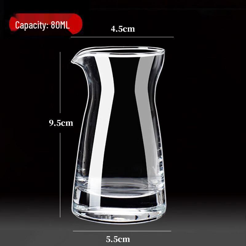 Утолщенный набор декантеров для байцзю с мерной шкалой 80ml (Set of 2)