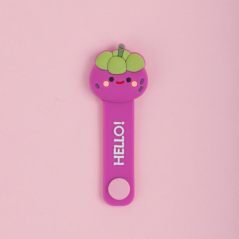 

1 шт. Милый мультяшный животный органайзер для кабелей, магнитная кабельная стяжка, органайзер для шнуров, держатель для наушников 1PCS