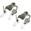 2 Pcs   Camping Tent   Wind Cord Outdoor Tent Rope with Pulley Canopy Quick Setup Camping Rope