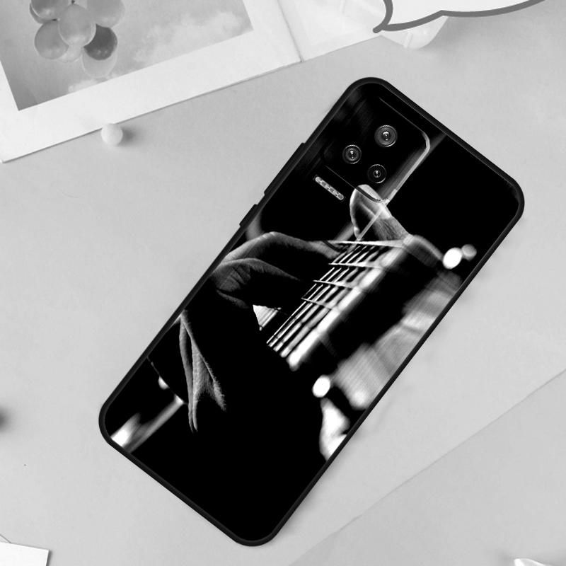 Vintage Music Guitars Case For POCO X6 M6 Pro X3 X5 F3 F5 M5s Xiaomi 14 13 Ultra 12 Lite 11T 12T 13T Pro Cover