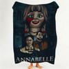 Movie A Annabelle  Flannel  Blanket Suitable for Sofa Living Room Bedroom