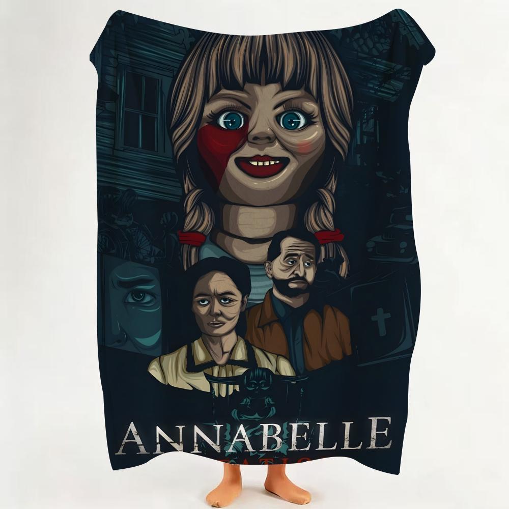 Movie A Annabelle Flannel Blanket Suitable for Sofa Living Room Bedroom