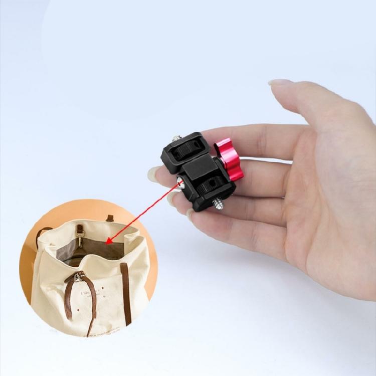 Universal Hot Shoe Mount Field Monitors Holder with Double 1/4inch Screw for Tripod and PTZ Video Shoot Equipment