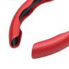 Car Steering Wheel Grip Carbon   Pattern Anti Slip Segmented Steering Wheel Protector Cover for Comaro