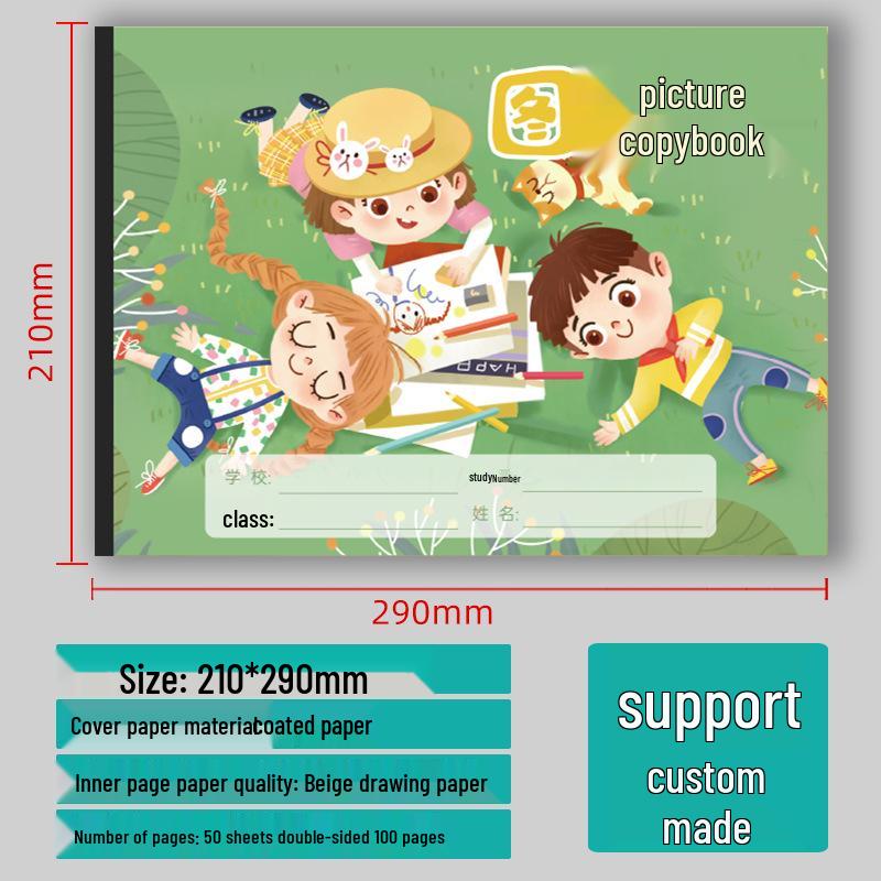 Back-to-School Children s Drawing Book: A4 Blank Art & Doodle Book for Primary School Students