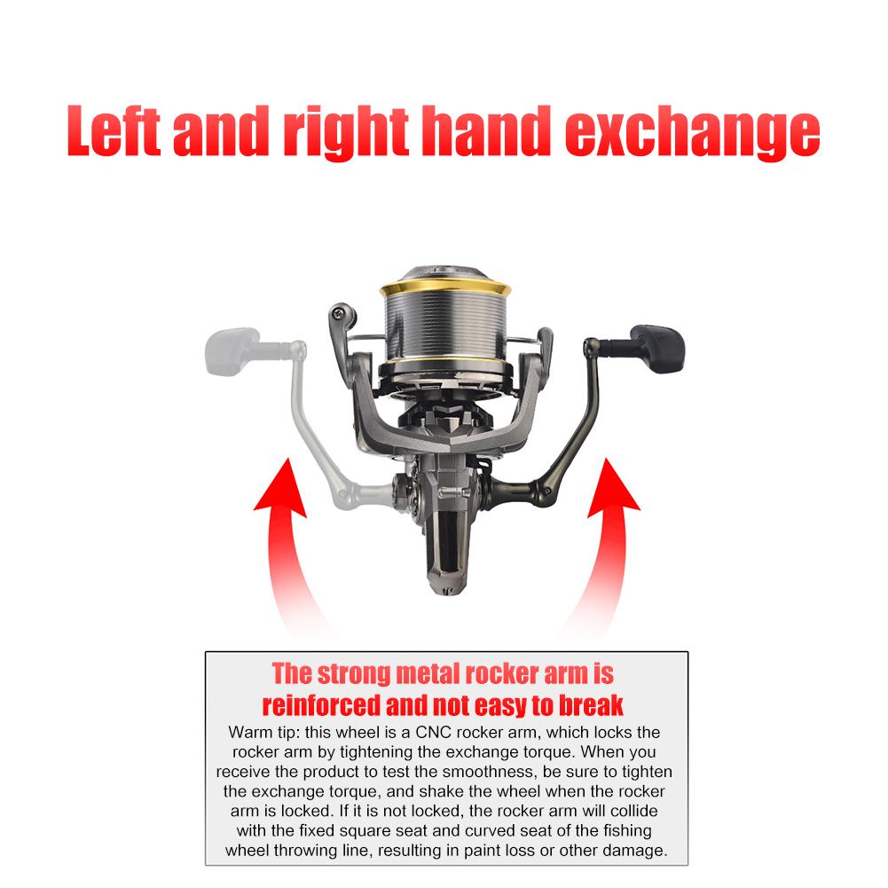 Big Surf Spinning Reel  Deep Spool  Sea Rod Casting Reel 14000 Size Carp Fishing Reel