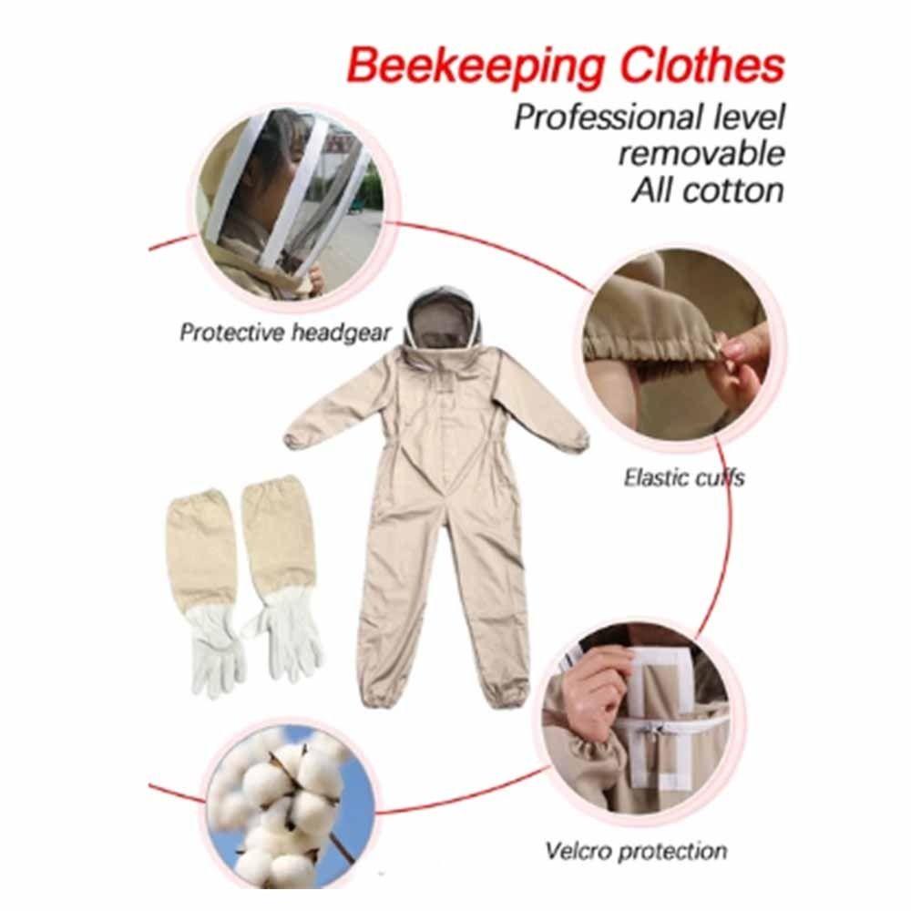 Professional Grade Beekeeping Protective Suits Full Body Bee Suit  Beekeeping Activities