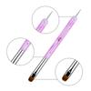3Pcs 2 In1 Dual End Nail Art Brush Dotting Pen Manicure Tool For Gel Acrylic Nail Art Painting Dotting Tools Extension Gel Brush