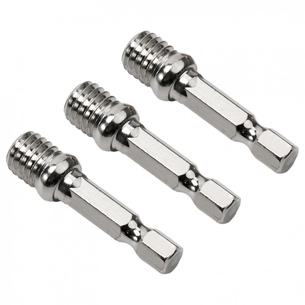 1/4\" Connecting Rod 3pcs Metal Shank Diameter: 6mm Silver