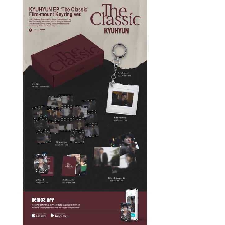 [Preorder] Kyuhyun EP Album The Classic (Film-mount Keyring Ver.)