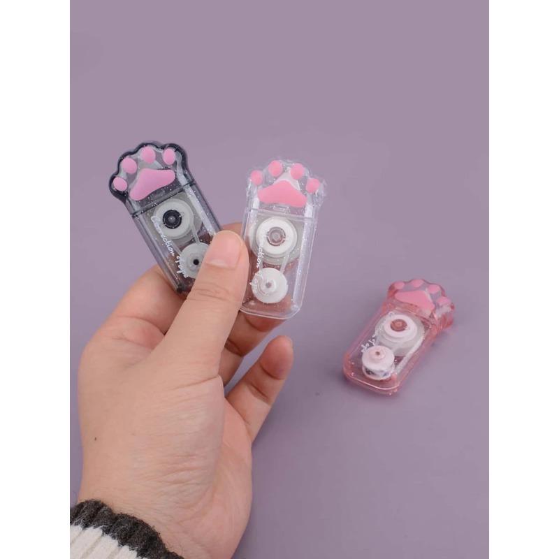 1piece School Supplies Cat's Paw Correction Tape Compact and Portable Correcting The Wrong Stationery