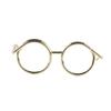 10pcs Eyeglass Shape Paper Clips, Gold Card Clips File Classification, Metal Electroplating, Ideal Decoration, Handicrafts