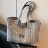 Large Capacity Cloth Bag Women's Bag Autumn and Winter New Commuting Tote Bag Ins College Students' Class One-shoulder Handbag