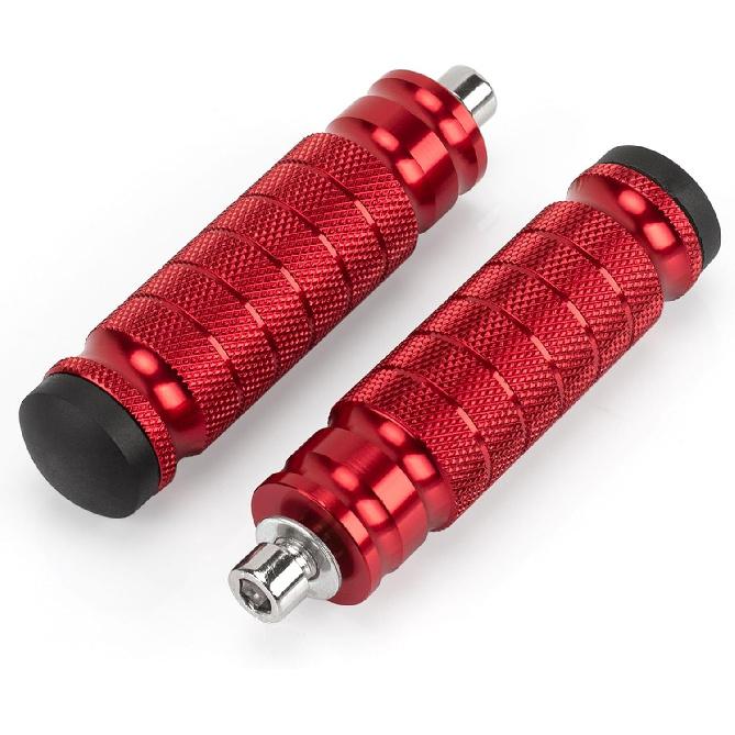 XINGWU Universal M8 Foot Pegs Bike Pegs CNC Anti-Skid Footpegs for Super 73 Yamaha Honda Suzuki Aprilia Electric Car Motorbike Scooter Mini Bike