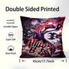 Hazbin HHotels Angel Dust Alastor Pillow Cushion Cover Pillowcase Living Room Sofa Home Decor Customized