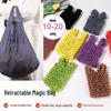 Magic Expandable Ruched Bubble Bag: Large Capacity Elastic Shopping Bag