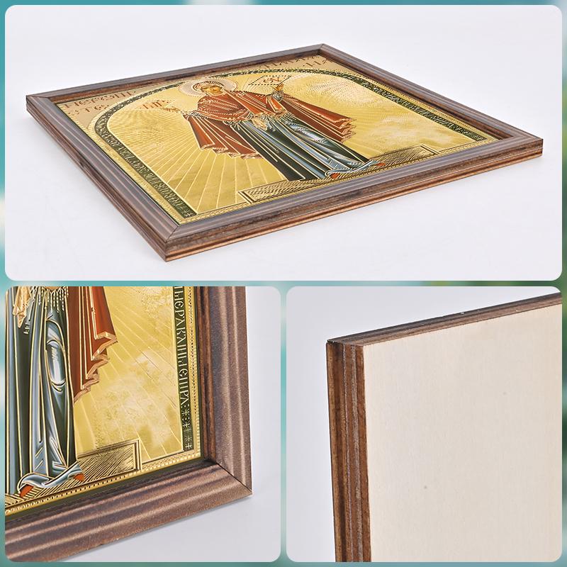 Russian Eastern Orthodox Church Wooden Wall Decor - Rustic Wooden Sign for Desktop, Door, Wall Decor - Ideal Gift for Friend & Family