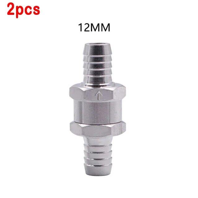 Repair Parts Fuel Non Return Check Valve 6/8/10/12mm Aluminium Alloy Petrol Diesel Water Fuel Line One Way for Peugeot Renault 7