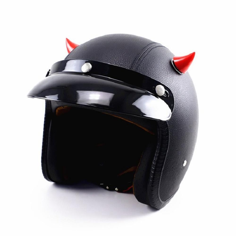 2Pcs Motorcycle Helmet Ornaments Devil Wings Colorful Horns Universal Motorbike Bicycle Car Styling Decoration Helmet Stickers