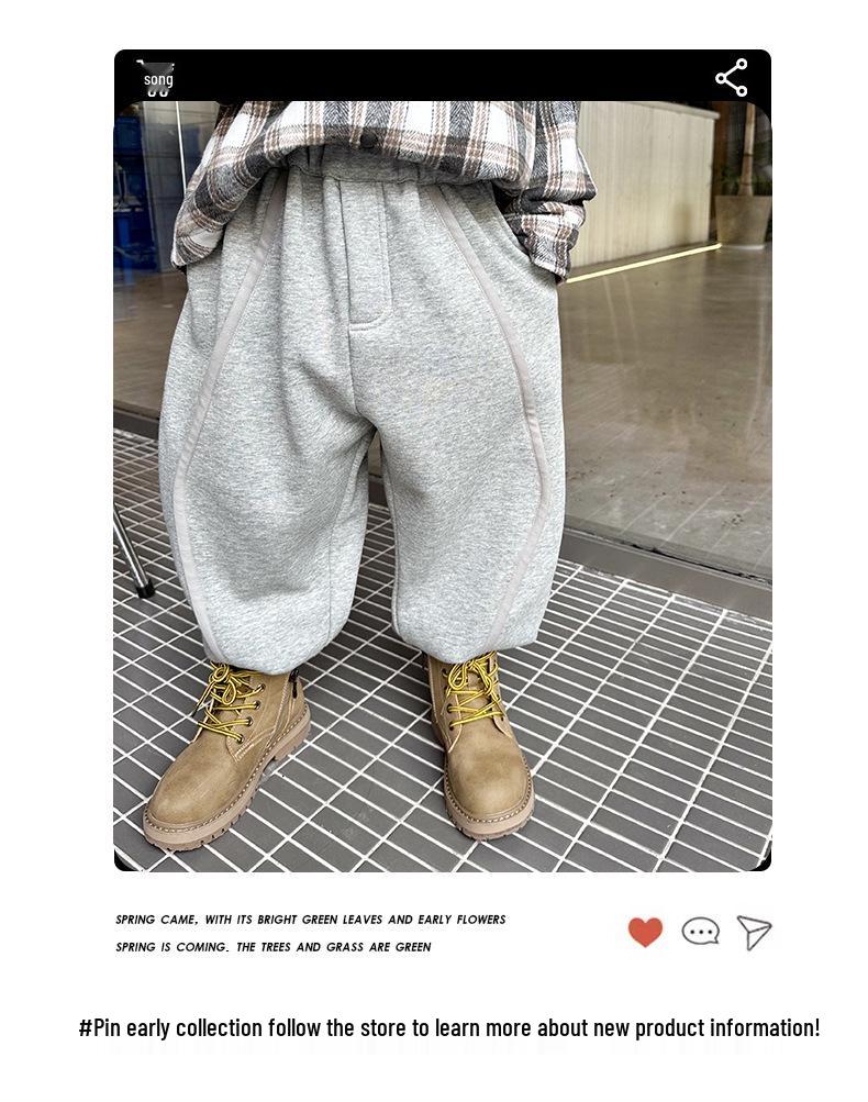 2025 Winter Children's Versatile Fleece Sweatpants - Small/Medium